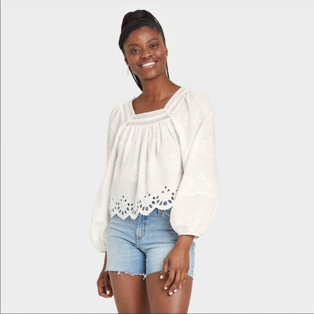 NWT Boho Lace Top